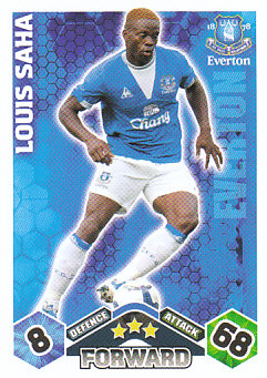 Louis Saha Everton 2009/10 Topps Match Attax #142